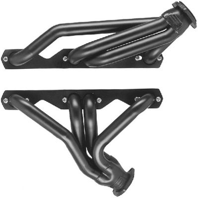 Sanderson Small Block Chevrolet Headers for S-10 and Blazer V8 Conversions - Ceramic Coated Photo Main