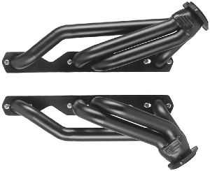 Sanderson Small Block Chevrolet Headers for 4WD S-10 and Blazer V8 Conversions - Ceramic Coated Photo Main