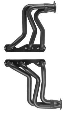 Sanderson Full Length Headers for Chevrolet V6 Engines - Ceramic Coated Photo Main