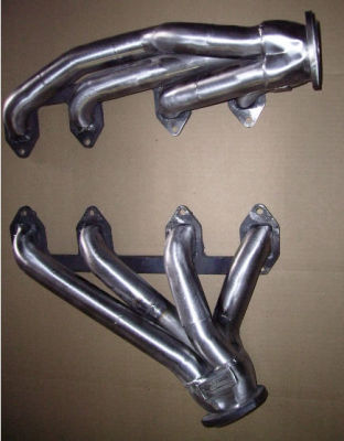 Sanderson Ford FE Headers for 1968-Up Ford Mustang - Ceramic Coated Photo Main