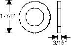 1947-54 Chevrolet Truck Rear Spring Seat Seal Photo Main