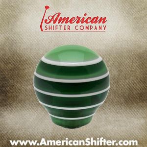 Green Super Stripe Shift Knob Photo Main