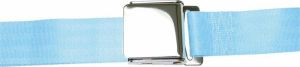 2 Point Electric Blue Lap Seat Belt With Airplane Lift Buckle Photo Main