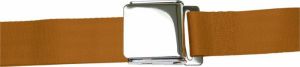 3 Point Retractable Airplane Buckle Copper Seat Belt (1 Belt) Photo Main