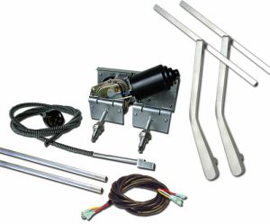 Heavy Duty Power Windshield Wiper Kit With Top Mount Wiper Arms Photo Main