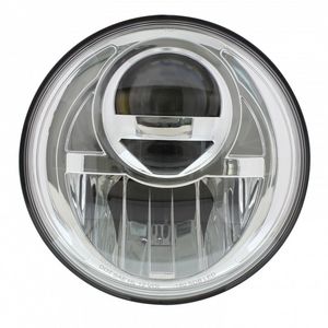 7" Projection LED Headlight (5 High Powered LED's) H4 Style Plug Photo Main