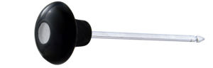 1954-55 1st Chevrolet Truck Headlight Rod Knob, Black Photo Main