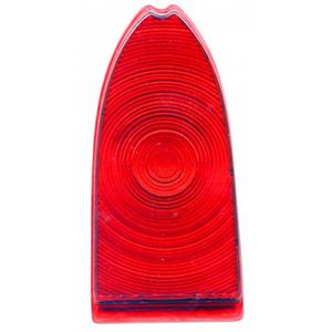 1955-58 Cameo Chevrolet Truck Red Tail Light Lens, Plastic ( Discontinued ) Photo Main