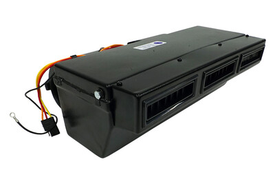 Mini Slimline Under Dash System - Cool Only with Black Louvers Photo Main