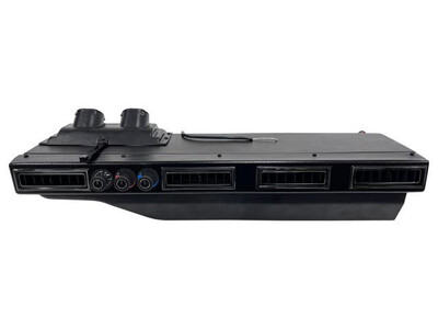 Slimline Heat/Cool/Defrost Under Dash Evaporator with Black Louvers Photo Main