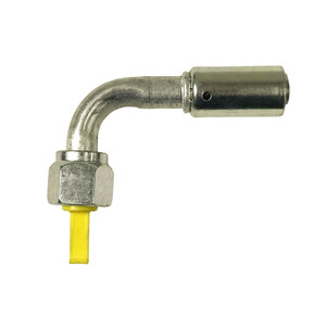 Beadlock O-Ring Fitting - 90 Degree NO 8 Reduced Barrier Hose Fitting Photo Main