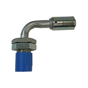 Bulkhead Beadlock Male Fitting - 90 degree NO 10 Reduced Barrier Hose Fitting Photo Main