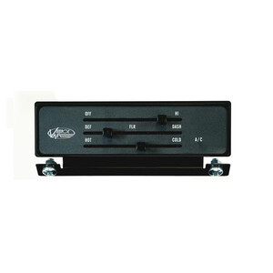 1967-72 Chevrolet Pickup Control Panel Kit - Black Anodized Photo Main