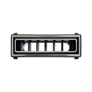Louver for 2.5-Inch Hose 4.75-Inch x 1.562-Inch Black with Chrome Accent Photo Main