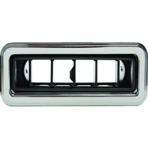 ProLine Streamline Louver Black w/ Polished Aluminum Trim 4-Inch Photo Main