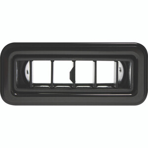 ProLine Streamline Louver Black w/ Black Anodized Trim 4-Inch Photo Main