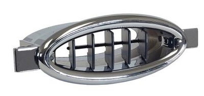 Oval Vent Louver, Die Cast Chrome Housing w/ Directional Molded Vanes Photo Main