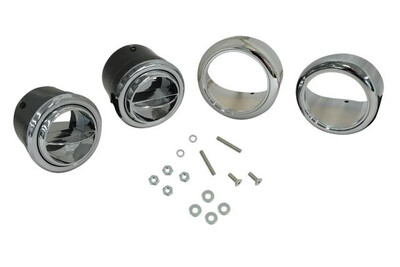 1955-59 Chevrolet Pickup Chrome Louver Kit (Pair) Photo Main