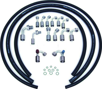 Reduced Barrier Beadlock 14-Fitting Extended Length Refrigerant Hose Kit without Drier Photo Main