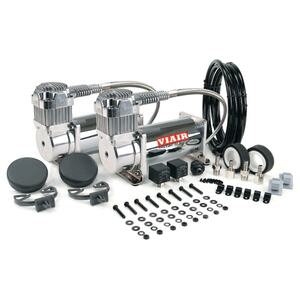 Viair 380C Dual Compressor Kit, Chrome Photo Main