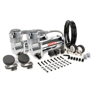 Viair 400C Dual Compressor Kit, Chrome Photo Main