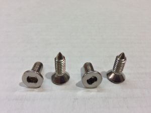 1947-51 Chevrolet / GMC Truck Exterior Door Handle Screw Set, 4 Pieces (Does both door handles) Photo Main