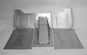 1936 Chevrolet Front Floorboard - For SB Recessed Firewall Photo Main