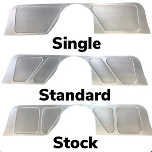 1955-59 3100 Hart-Fab Firewall Shaver Panels - Standard Bead Roll Photo Main