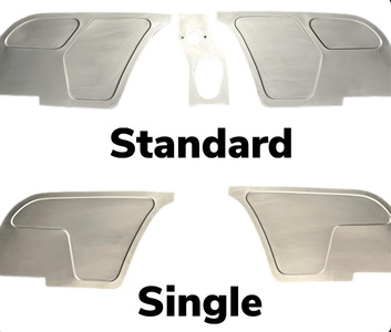 1960-66 C10 Hart-Fab Firewall Shaver Panels - Double Bead Roll (Matches Std Inner Fenders) Photo Main