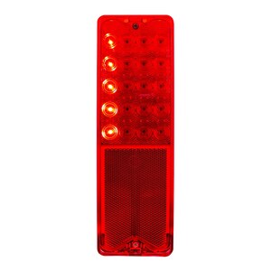 1967-72 Chevrolet Truck Red Sequential LED Tail Light Lens - Fleetside Photo Main