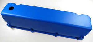 BB Ford Aluminum Tall Valve Cover - Blue Photo Main
