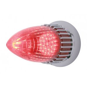 1959 CADILLAC FLUSH MOUNT TAIL Light ASSEMBLY, RED LENS WITH 1157 LED Photo Main