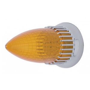1959 CADILLAC FLUSH MOUNT TAIL Light ASSEMBLY, AMBER WITH 1157 LED Photo Main