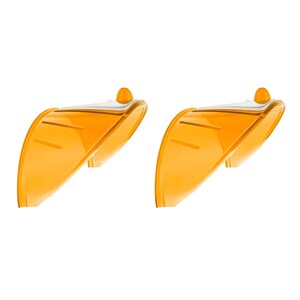 Universal Plastic Headlight Visor, Green - 7"  Photo Main