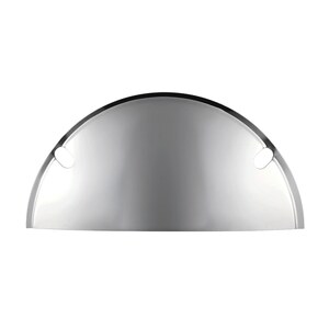 Universal Chrome Half Moon Headlight Shield - 7"  Photo Main