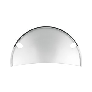 Universal Chrome Half Moon Headlight Shield - 5-3/4"  Photo Main