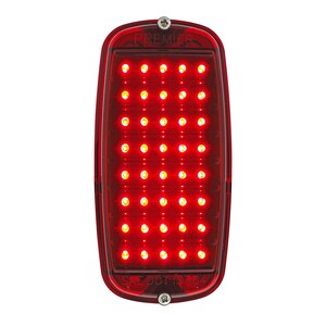 1960-66 Chevrolet Truck Red LED Tail Light Lens w/ Housing - Fleetside Photo Main