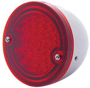 1960-66 Chevrolet Truck Red LED Tail Light Assembly w/ Stainless Housing - Stepside Photo Main
