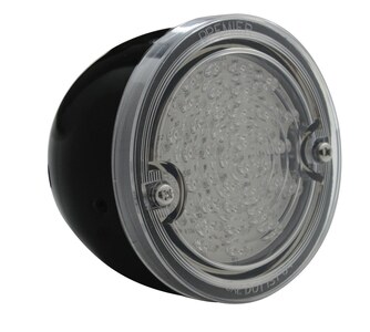 1960-66 Chevrolet Truck Clear LED Tail Light Assembly w/ Black Housing - Stepside Photo Main