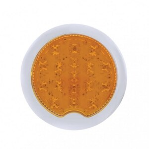 17 LED Round Light With Chrome Mount Bezel Photo Main