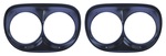 1958-59 Chevy/ GMC/ Truck, Suburban,and Panel Truck Headlight  Bezel Set, EDP Coated