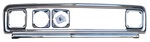 1971-72 Chevrolet Truck Chrome Steel Grill Shell w/ Headlight Bezels