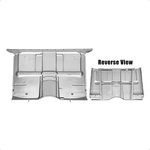 1969-72 Blazer Complete Front Floor Pan, Low Hump (2WD)
