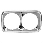 1969-72 GMC Truck Headlight Bezels, Chrome