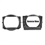 1981-87 C10 305/350 w/o AC Fan Shroud Set, Upper and Lower (2 Piece Set)