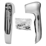 1967-72 Chevrolet Truck Bumper Guards, Front All Chrome