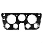 1967-68 Chevrolet Truck Dash Bezel, Black with Chrome Trim