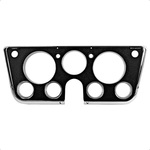 1969-72 Chevrolet Truck Dash Bezel, (black w/chrome edges)