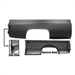 1981-87 C10 Bedside assy, RH, 8' w/o Hole Replaces 15628618 GM1757105