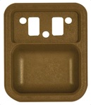 1967-72 Ford F100 Interior Door Handle Cup, Tan